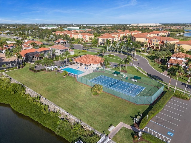 bird's eye view featuring a residential view