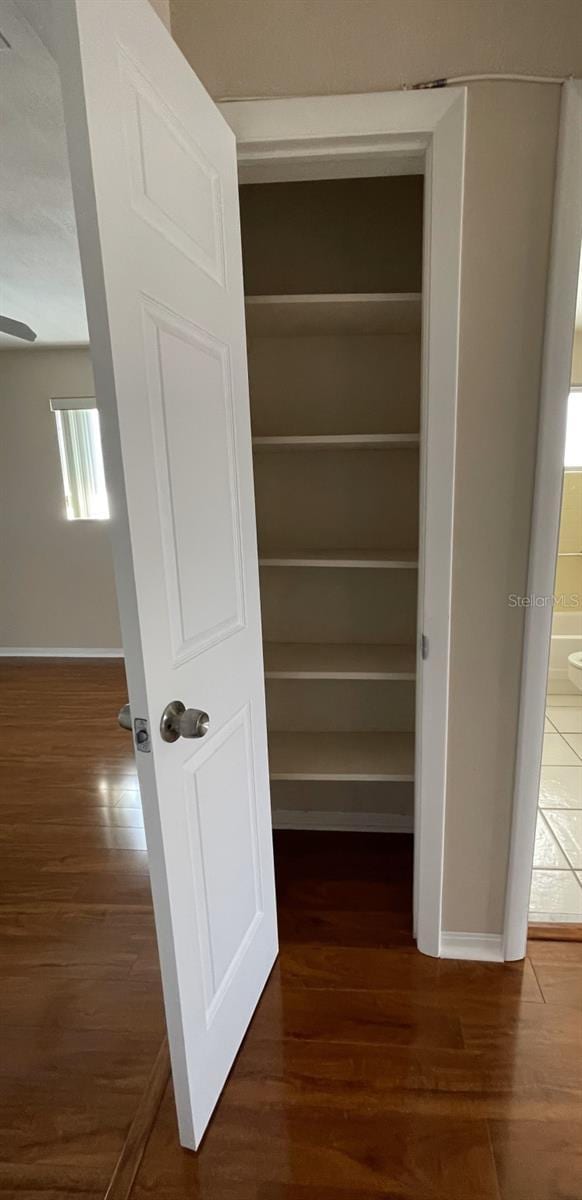 view of closet