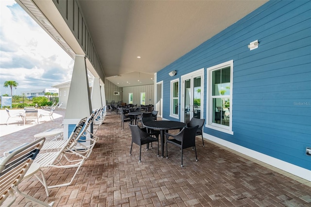 16126 Sunday Stroll Way, Odessa, FL 33556 - view of patio / terrace featuring outdoor dining space