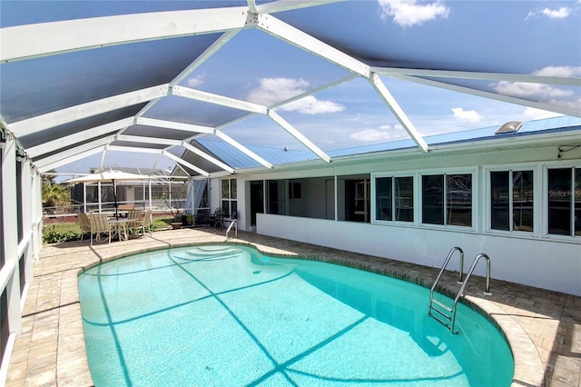 2821 Coral Way, Punta Gorda, FL 33950 - pool featuring a lanai and a patio