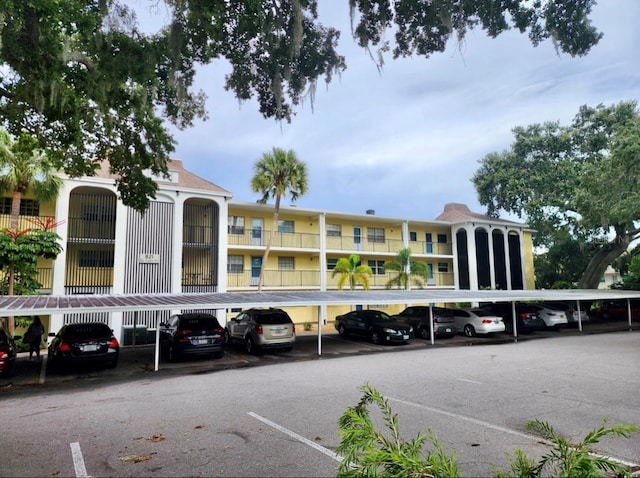 view of car parking