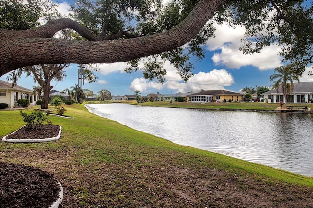 water view with a residential view
