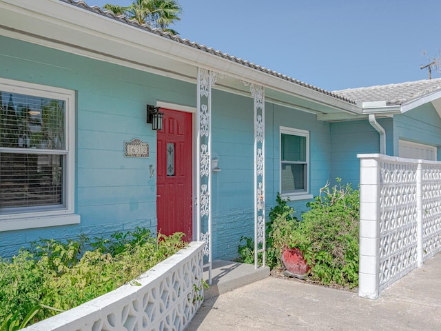 view of property entrance