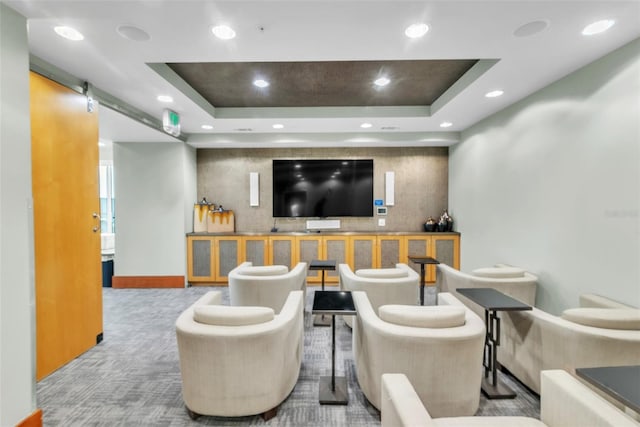 777 N Ashley Dr Unit 1915, Tampa, FL 33602 - cinema with a raised ceiling