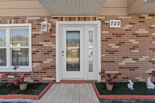 view of entrance to property