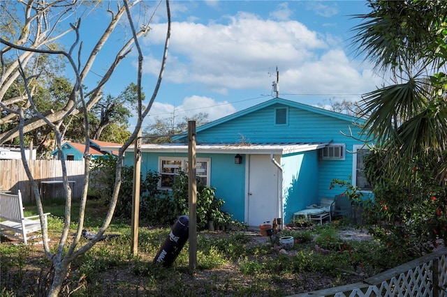 view of back of property