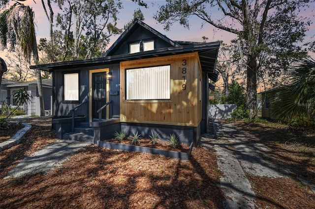 view of front of home