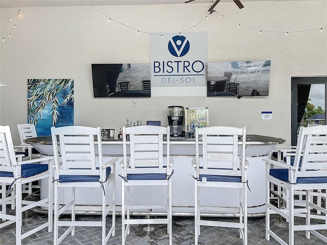 view of dining space