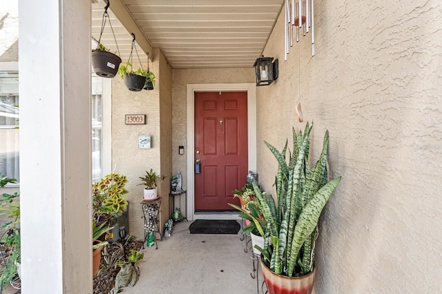 view of property entrance