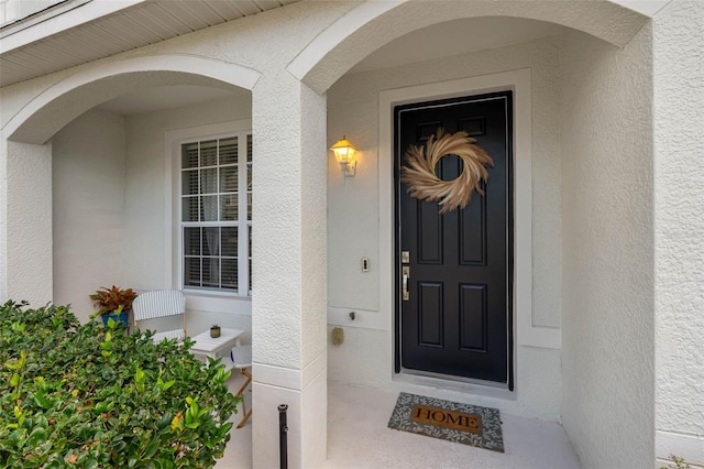 view of entrance to property