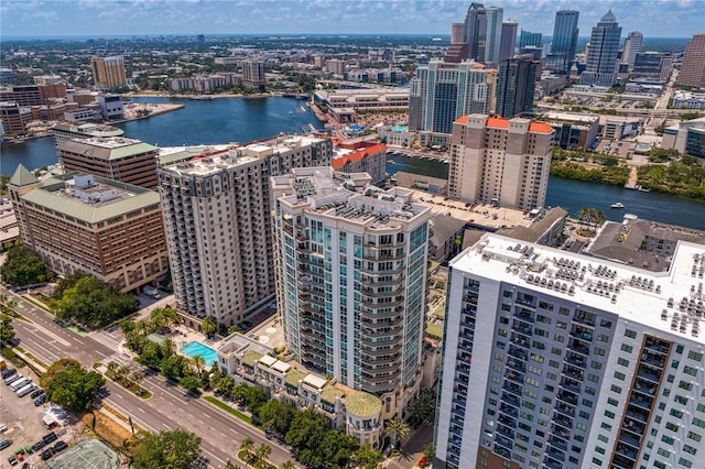 450 Knights Run Ave Unit 1704, Tampa, FL 33602 - view of urban area with a large body of water and a notable bridge