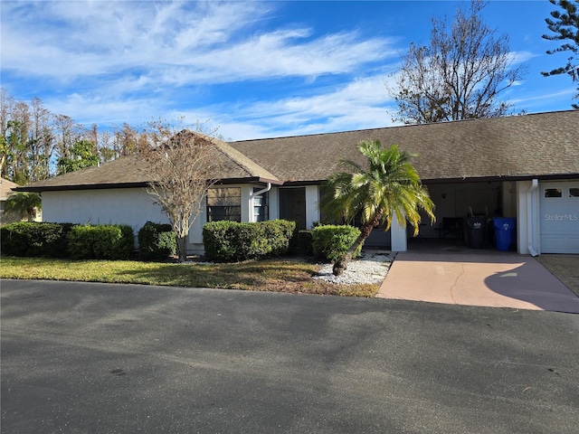 view of ranch-style house