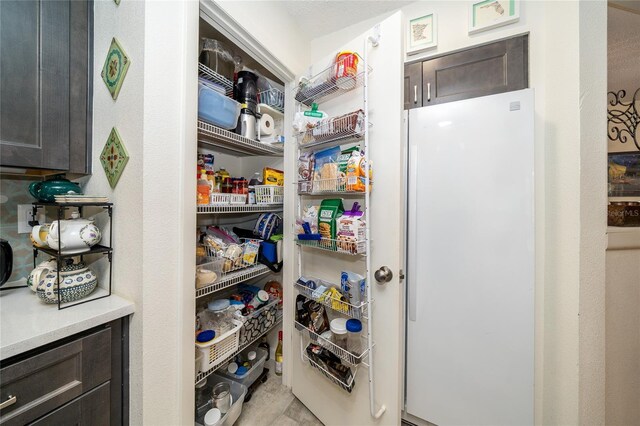 view of pantry