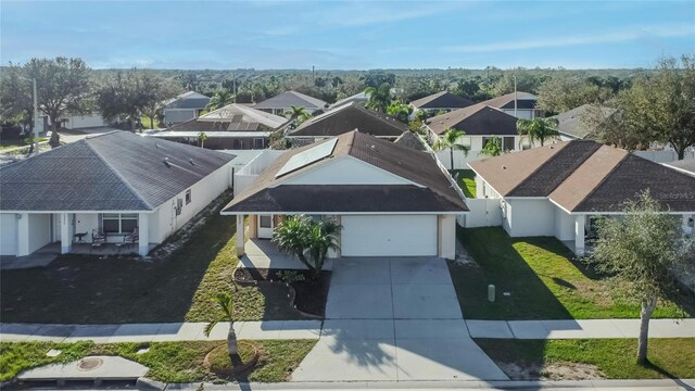 birds eye view of property featuring a residential view