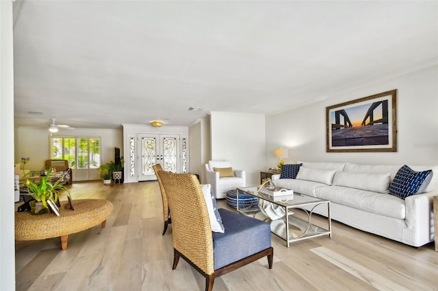 living room featuring wood finished floors