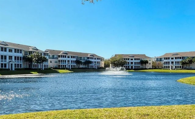 view of water feature