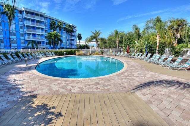 3315 58th Ave S Unit 314, Saint Petersburg, FL 33712 - community pool with a patio