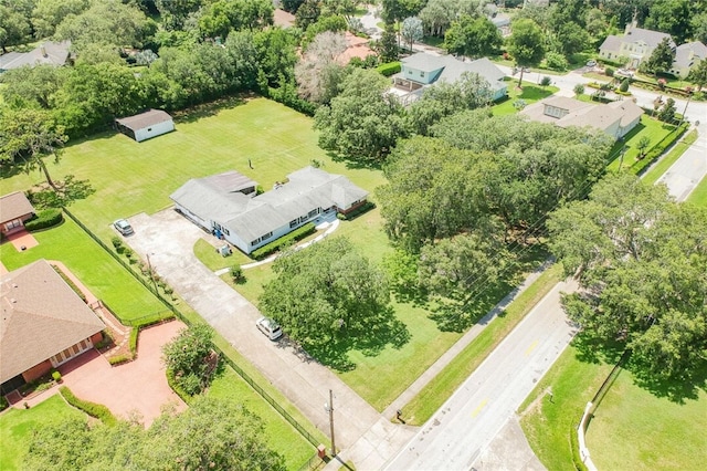 birds eye view of property featuring a residential view