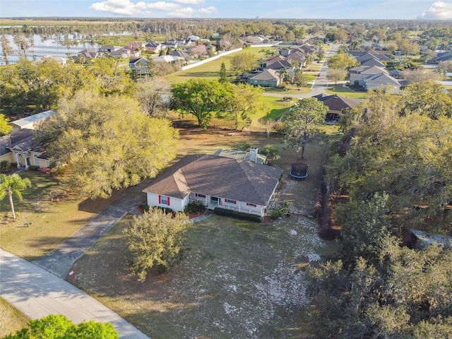 drone / aerial view featuring a residential view