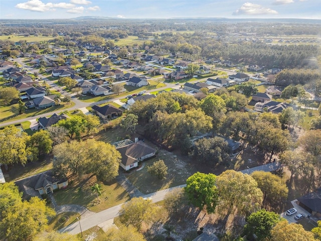 aerial view featuring a residential view