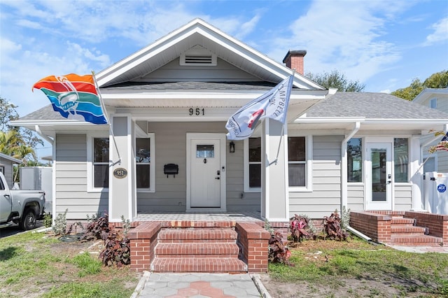 bungalow-style house with a porch