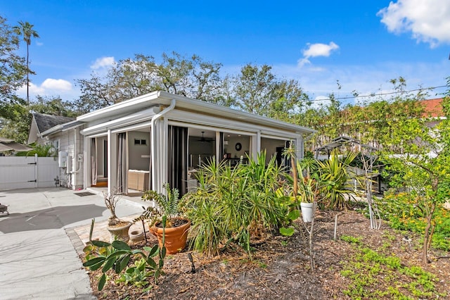 exterior space with a patio area