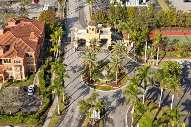 aerial view