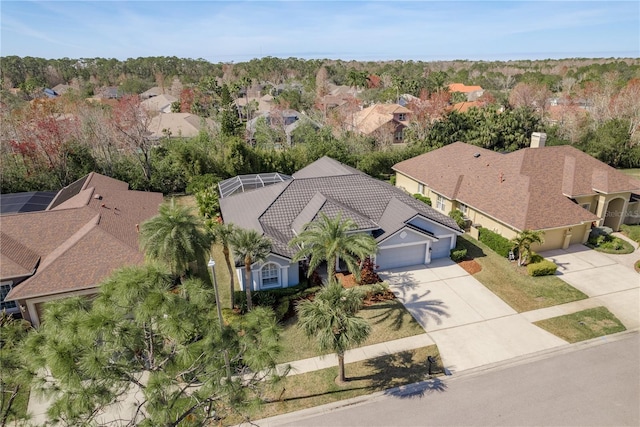 10537 Greensprings Dr, Tampa, FL 33626 - aerial perspective of suburban area