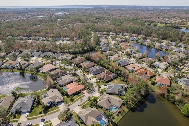 10537 Greensprings Dr, Tampa, FL 33626 - aerial view of property's location featuring nearby suburban area and a large body of water
