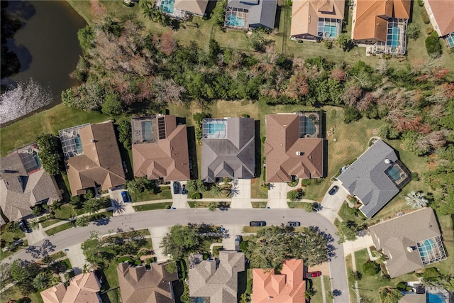 10537 Greensprings Dr, Tampa, FL 33626 - aerial view of property's location featuring nearby suburban area and a large body of water