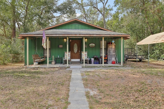 view of bungalow-style home