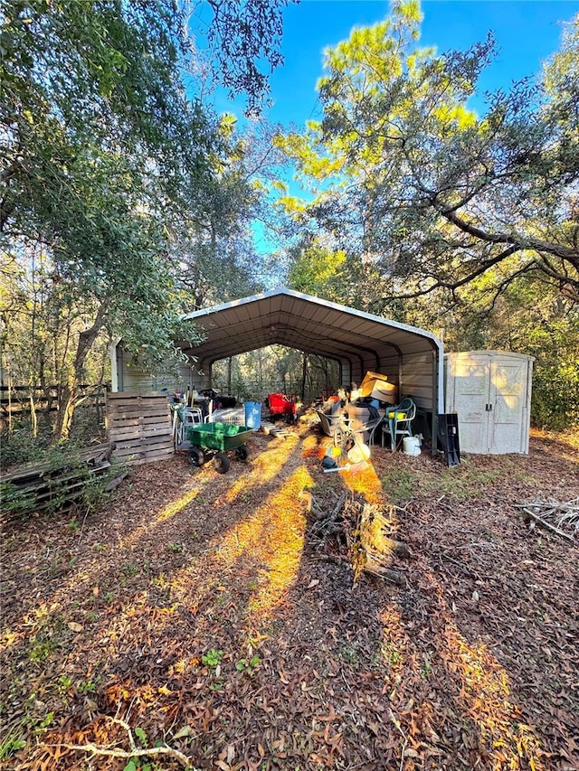 4797 N Lena Dr, Beverly Hills, FL 34465 - view of yard with a detached carport