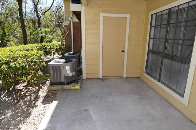 exterior space with central AC unit