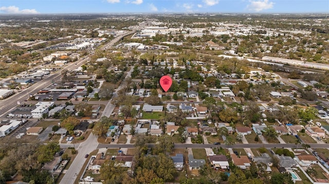 birds eye view of property featuring a residential view