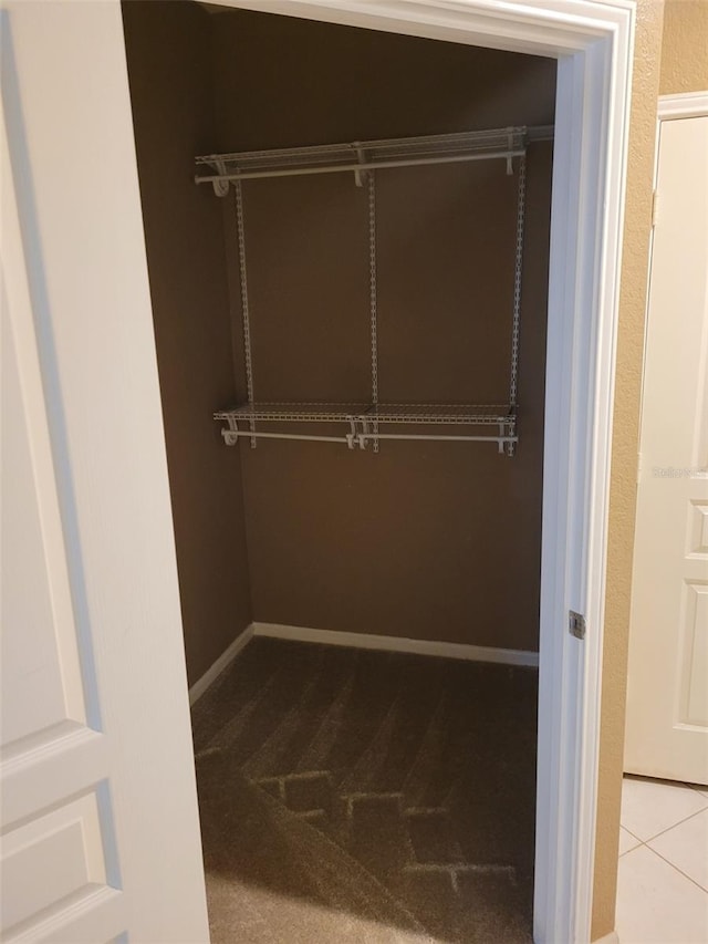 view of closet