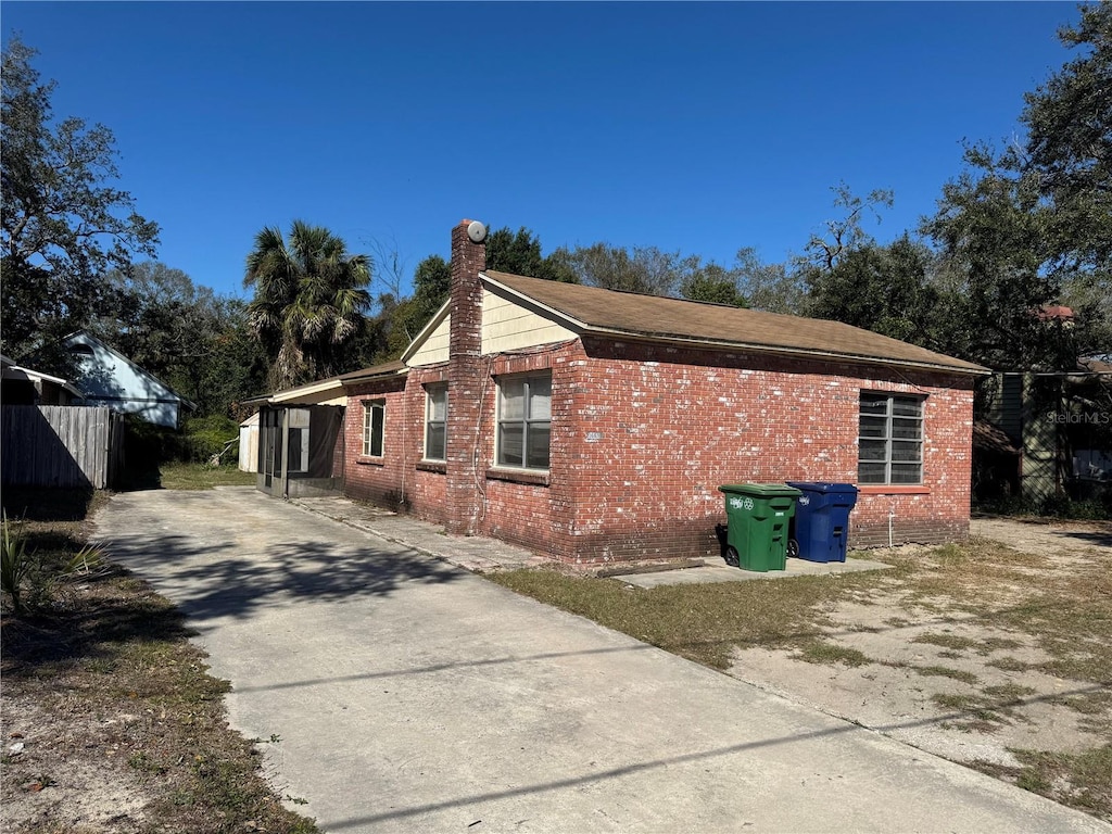 view of property exterior