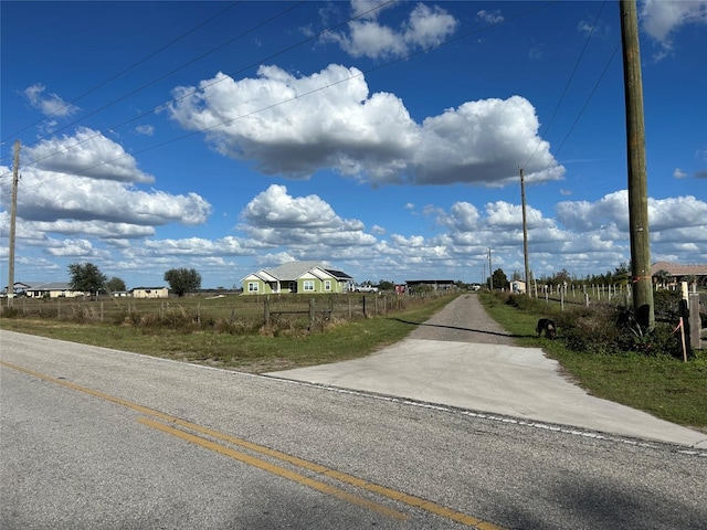 view of road