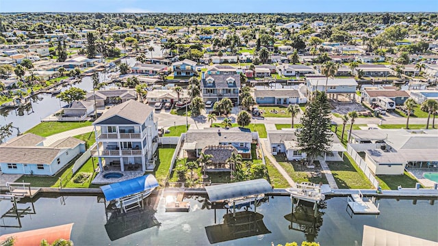 13429 Lisa Dr, Hudson, FL 34667 - aerial view of residential area featuring a nearby body of water