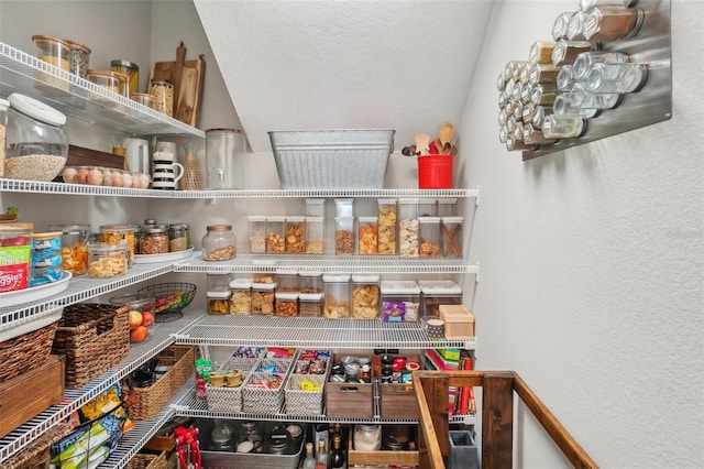 view of pantry