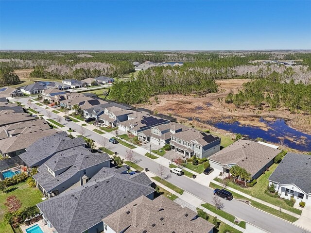 birds eye view of property featuring a residential view