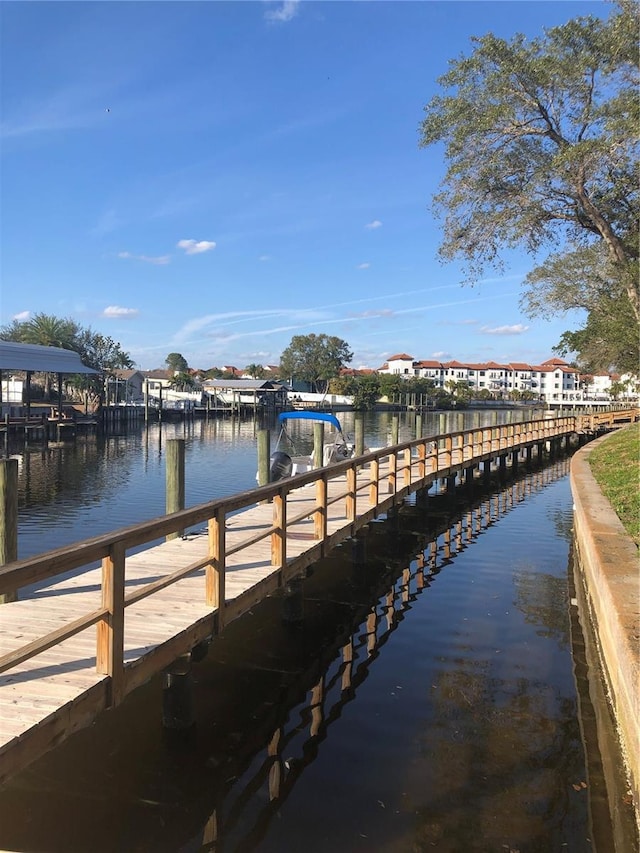 5618 Baywater Dr Unit 5618, Tampa, FL 33615 - view of dock featuring a water view