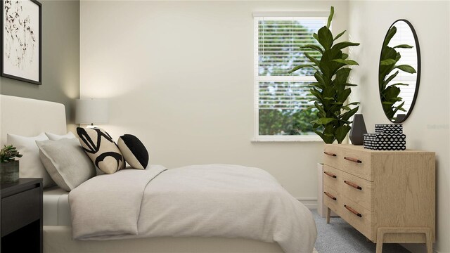 bedroom with carpet flooring