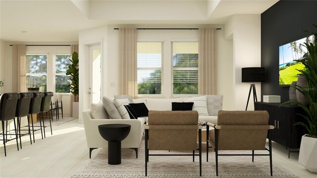 interior space with a wealth of natural light