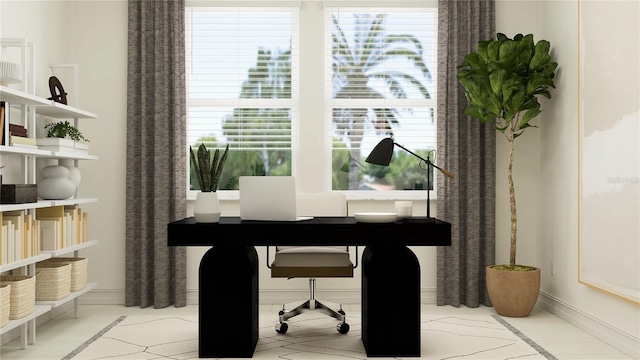 view of office