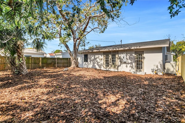 view of back of property