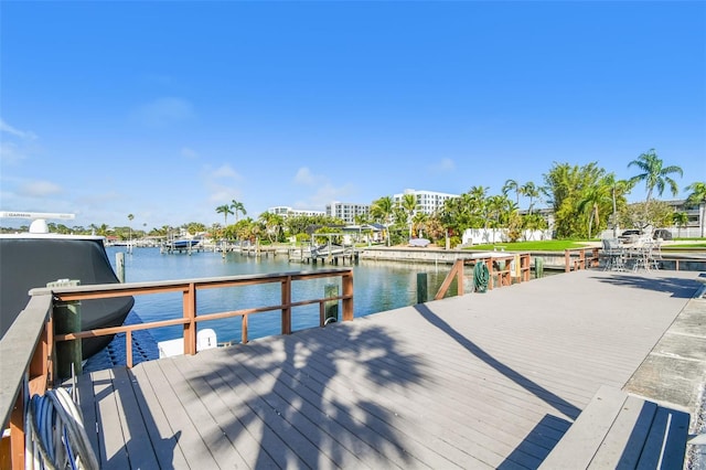 3717 46th Ave S Unit 7, Saint Petersburg, FL 33711 - view of dock featuring a water view