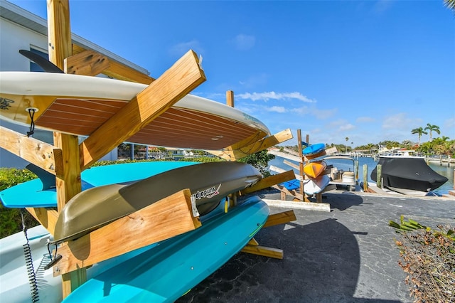 3717 46th Ave S Unit 7, Saint Petersburg, FL 33711 - view of jungle gym with a water view and a dock