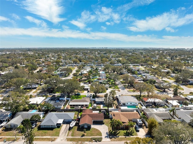 drone / aerial view featuring a residential view