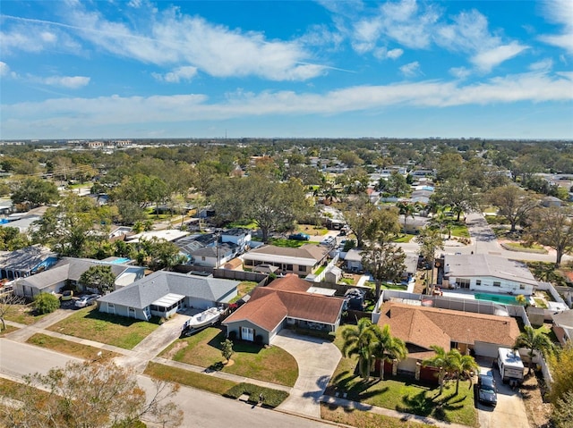 birds eye view of property featuring a residential view