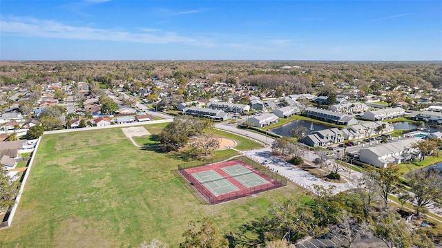 bird's eye view featuring a residential view